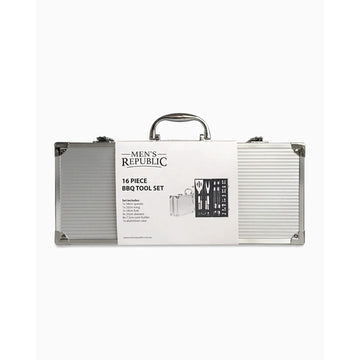 Men's Republic 16 Piece BBQ Set in Aluminium Case